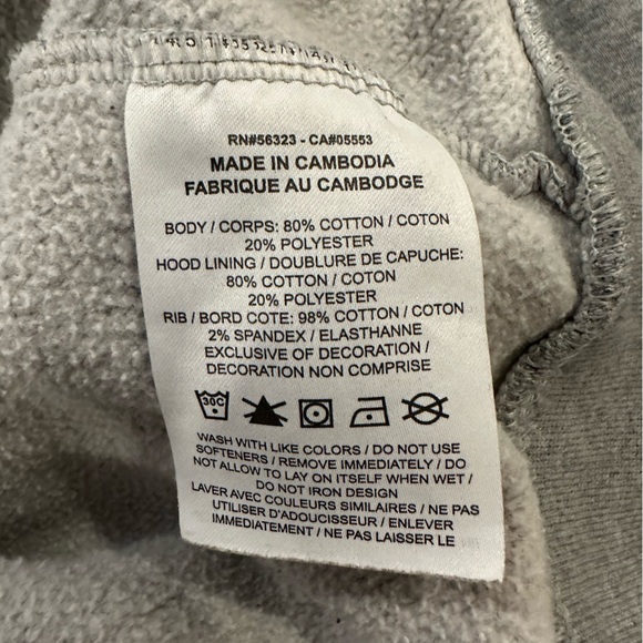 Vintage Nike Skateboard Striped Logo Oversized Grey Sportswear Hoodie Sweatshirt - Picture 6 of 6